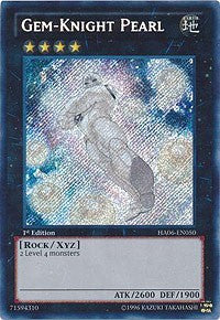 Gem-Knight Pearl [HA06-EN050] Secret Rare