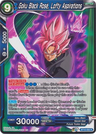 Goku Black Rose, Lofty Aspirations (BT10-050) [Rise of the Unison Warrior]