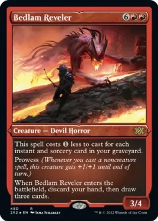 Bedlam Reveler (Foil Etched) [Double Masters 2022]