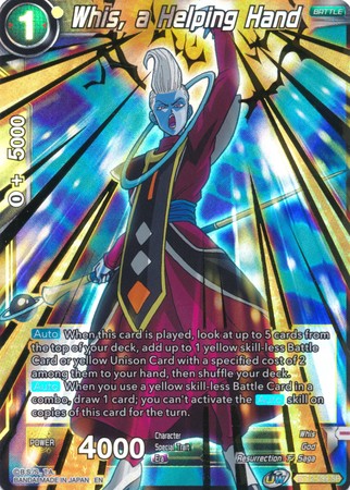 Whis, a Helping Hand (BT12-099) [Vicious Rejuvenation]
