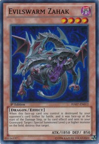 Evilswarm Zahak [HA07-EN012] Super Rare