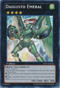 Daigusto Emeral [HA07-EN020] Secret Rare