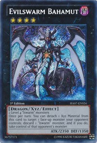 Evilswarm Bahamut [HA07-EN024] Secret Rare