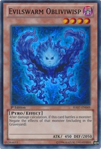 Evilswarm Obliviwisp [HA07-EN049] Super Rare