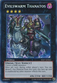 Evilswarm Thanatos [HA07-EN063] Secret Rare