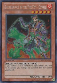 Brotherhood of the Fire Fist - Coyote [LTGY-EN082] Secret Rare