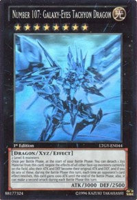 Number 107: Galaxy-Eyes Tachyon Dragon [LTGY-EN044] Ghost Rare