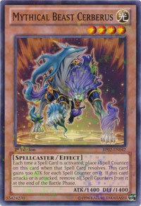 Mythical Beast Cerberus [BP02-EN042] Mosaic Rare