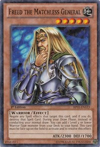 Freed the Matchless General [BP01-EN123] Starfoil Rare