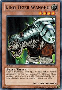 King Tiger Wanghu [BP01-EN129] Starfoil Rare