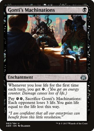 Gonti's Machinations [Aether Revolt]