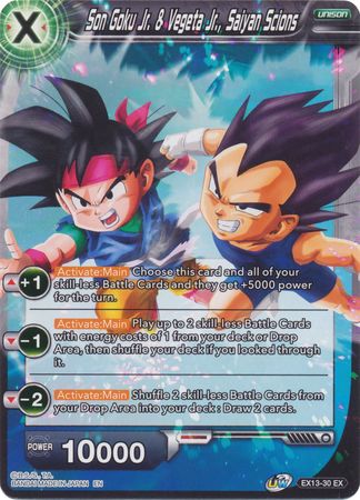Son Goku Jr. & Vegeta Jr., Saiyan Scions (EX13-30) [Special Anniversary Set 2020]