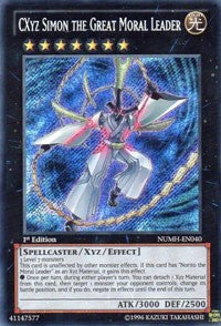 CXyz Simon the Great Moral Leader [NUMH-EN040] Secret Rare