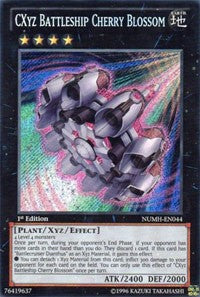 CXyz Battleship Cherry Blossom [NUMH-EN044] Secret Rare