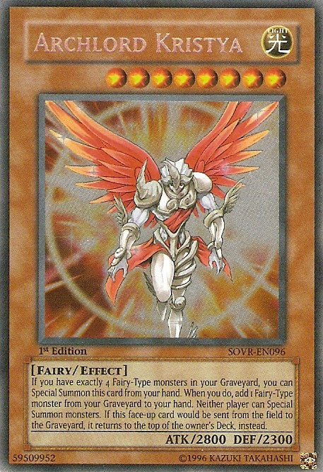 Archlord Kristya [SOVR-EN096] Secret Rare