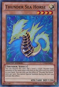 Thunder Sea Horse [CT10-EN016] Super Rare