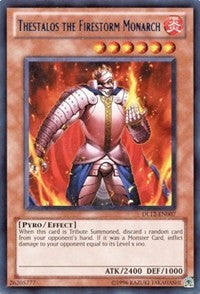 Thestalos the Firestorm Monarch (Red) [DL12-EN007] Rare