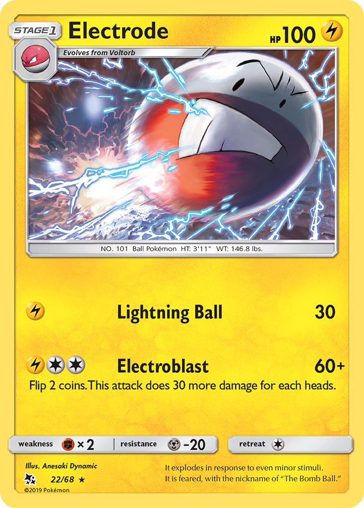 Electrode (22/68) [Sun & Moon: Hidden Fates]