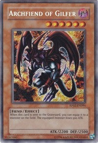 Archfiend of Gilfer [RP02-EN094] Secret Rare