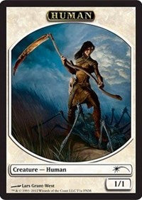 Human // Wolf Token [FNM Promos]