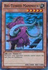 Big-Tusked Mammoth [BPW2-EN013] Super Rare