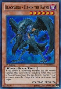 Blackwing - Elphin the Raven [BPW2-EN026] Super Rare