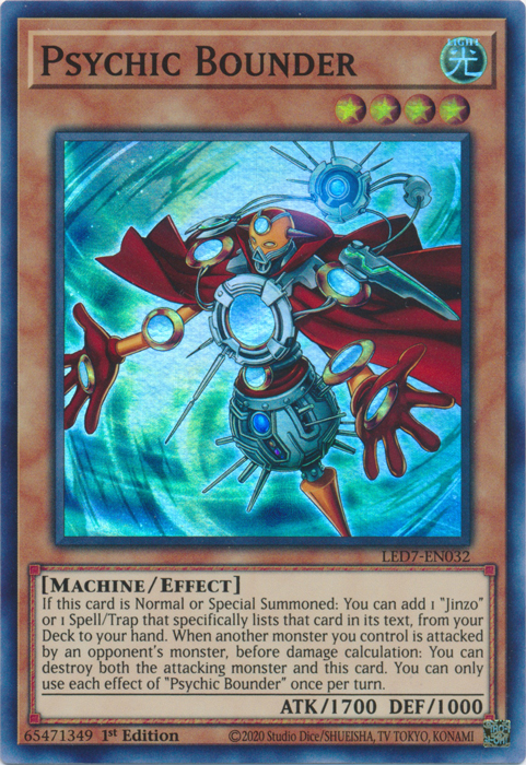 Psychic Bounder [LED7-EN032] Super Rare