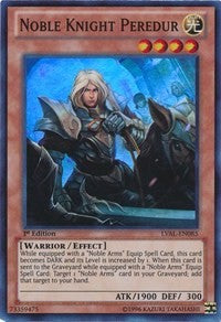 Noble Knight Peredur [LVAL-EN085] Super Rare