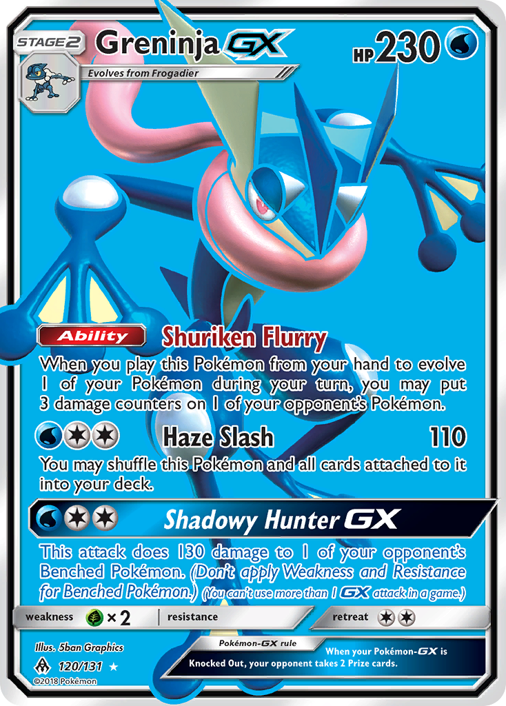 greninja gx pokemon card Ash-Greninja gx pokemon card
