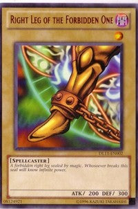 Right Leg of the Forbidden One (Red) [DL11-EN002] Rare