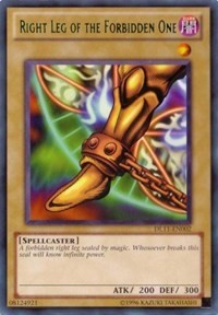 Right Leg of the Forbidden One (Blue) [DL11-EN002] Rare