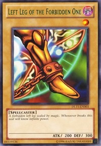 Left Leg of the Forbidden One (Green) [DL11-EN003] Rare