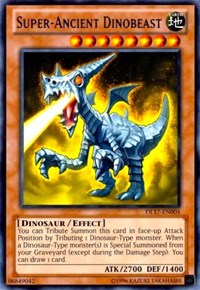 Super-Ancient Dinobeast (Blue) [DL17-EN004] Rare