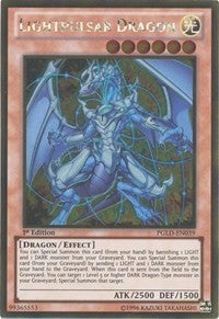 Lightpulsar Dragon [PGLD-EN039] Gold Rare