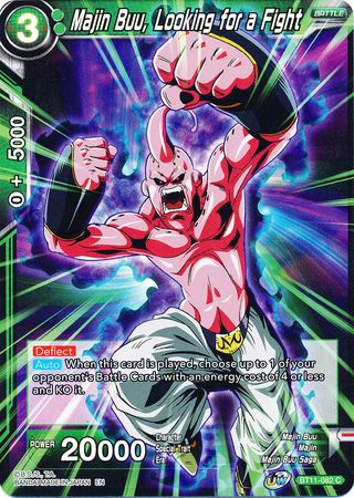 Majin Buu, Looking for a Fight (BT11-082) [Vermilion Bloodline 2nd Edition]
