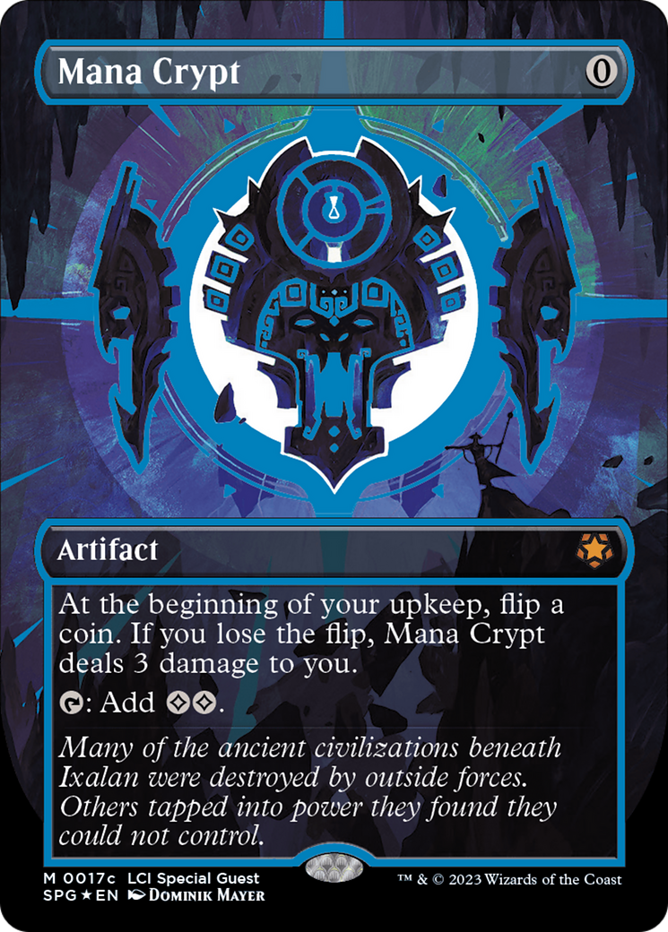 Mana Crypt (0017c) (Borderless) [The Lost Caverns of Ixalan Special Gu