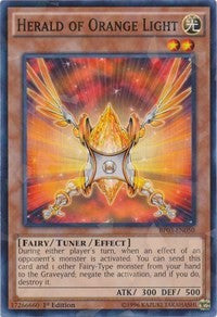 Herald of Orange Light (Shatterfoil) [BP03-EN050] Shatterfoil Rare