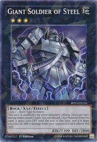 Giant Soldier of Steel (Shatterfoil) [BP03-EN126] Rare