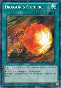 Dragon's Gunfire (Shatterfoil) [BP03-EN141] Common