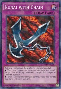 Kunai with Chain (Shatterfoil) [BP03-EN210] Common