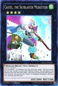 Castel, the Skyblaster Musketeer [DUEA-EN054] Super Rare