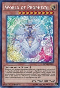 World of Prophecy [MP14-EN081] Secret Rare