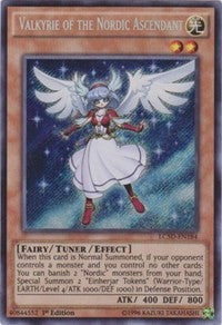 Valkyrie of the Nordic Ascendant [LC5D-EN184] Secret Rare