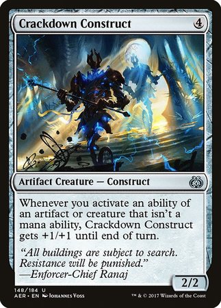 Crackdown Construct [Aether Revolt]