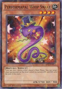 Performapal Whip Snake [SP15-EN013] Shatterfoil Rare