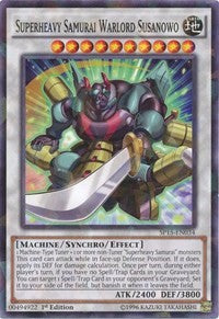 Superheavy Samurai Warlord Susanowo [SP15-EN034] Shatterfoil Rare