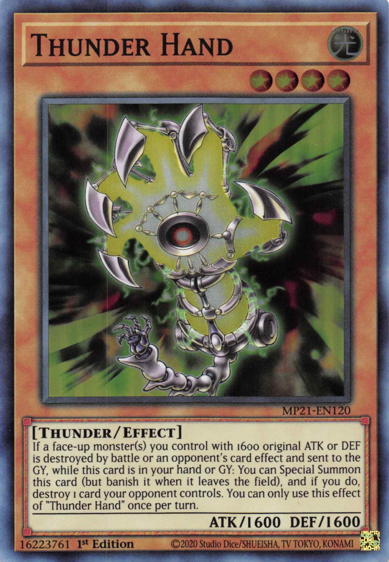 Thunder Hand [MP21-EN120] Super Rare