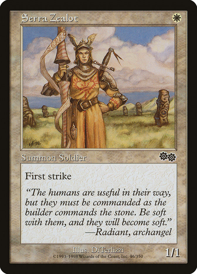 Serra Zealot [Urza's Saga]