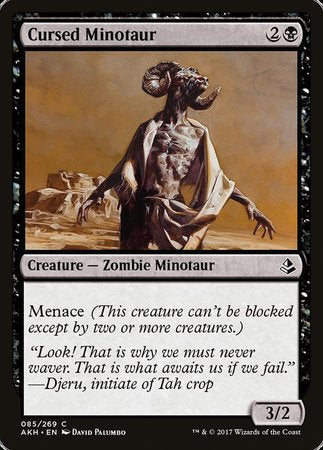 Cursed Minotaur [Amonkhet]