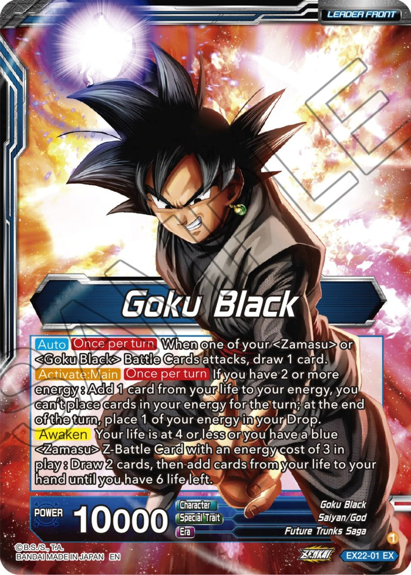 Goku Black // SS Rose Goku Black, the Beginning of the Return to Despair (EX22-01) [Ultimate Deck 2023]